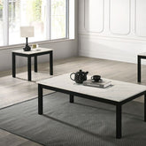 Findlay 3 Pc. Table Set Model Fm42900Wh-3Pk By Furniture Of America